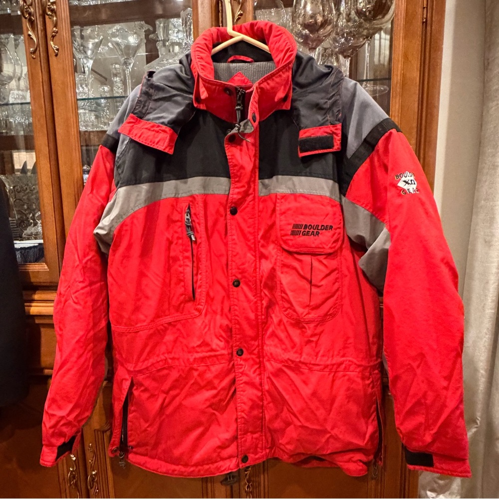 Boulder Gear Men's Red and Gray Jacket